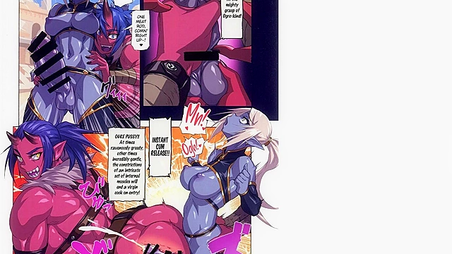 Huge monster fucks village girls during wild orgy festival night