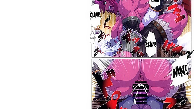 Huge monster fucks village girls during wild orgy festival night