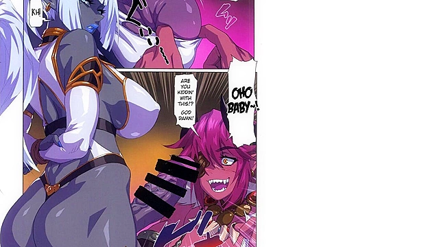 Huge monster fucks village girls during wild orgy festival night