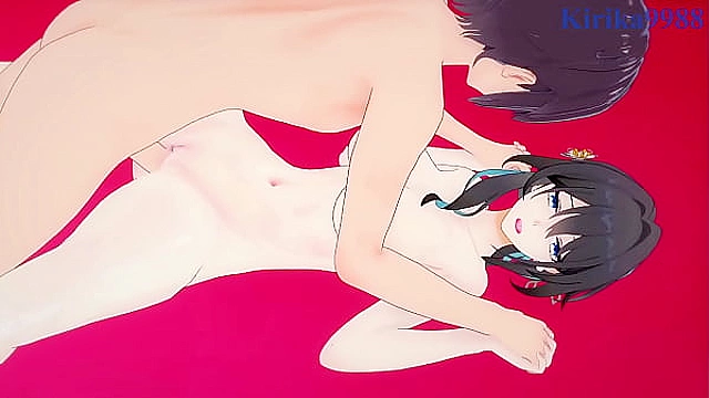 Intense scenes with Ruan Mei and Xueyi from Honkai Star Rail universe action