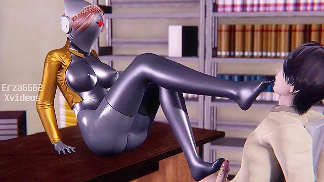 Atomic Heart twins dominate in a steamy animated hentai session with禁忌 passion