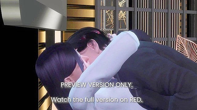 Olivia's Virtual Encounter in a Sinful 3D World