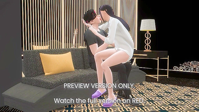 Olivia's Virtual Encounter in a Sinful 3D World