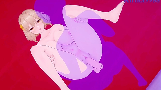 Intense action with Anis and Privaty from Goddess of Victory – Nikke series