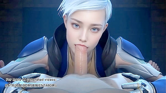 Mortal Kombat's Frozen Femme Gives a Hot Blowjob Uncensored Anime Sex Scene