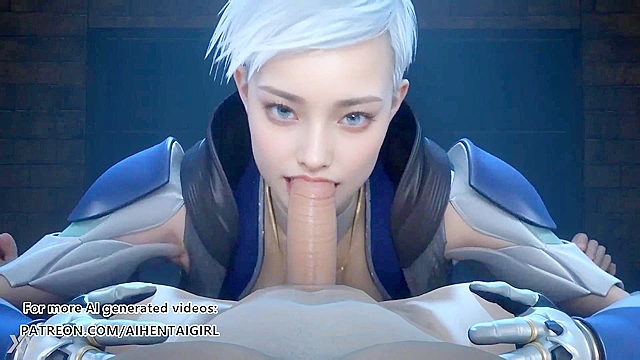 Mortal Kombat's Frozen Femme Gives a Hot Blowjob Uncensored Anime Sex Scene
