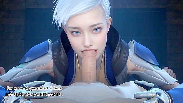 Mortal Kombat's Frozen Femme Gives a Hot Blowjob Uncensored Anime Sex Scene
