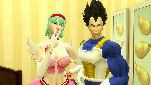 Beautiful MILFs Bulma Enjoying Hard Sex with Vegitas Passionate Encounter