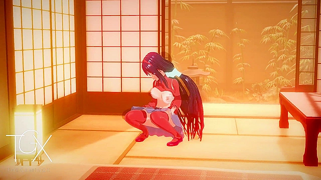 Adult Anime Fantasy with Mita Pleasuring Her Partner In Every Position Possible Online