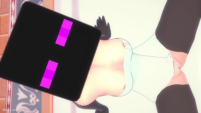 Sexy Enderman-Costume Girlfriend Screws Her Lover with Intense Passion