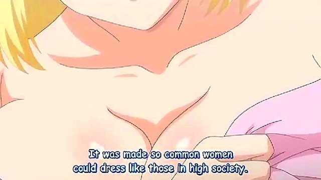 Blonde Anime Babe Gets Big Tits Fucked Hard By Japanese Dick