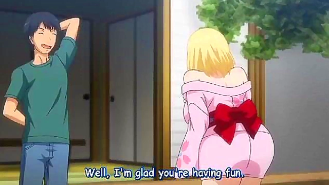 Blonde Anime Babe Gets Big Tits Fucked Hard By Japanese Dick