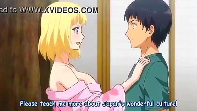 Blonde Anime Babe Gets Big Tits Fucked Hard By Japanese Dick
