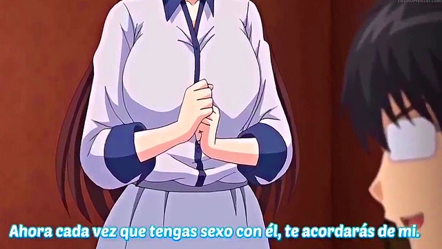 Hardcore Hentai Couple Engages In Intense Fucking With Big Cumshots