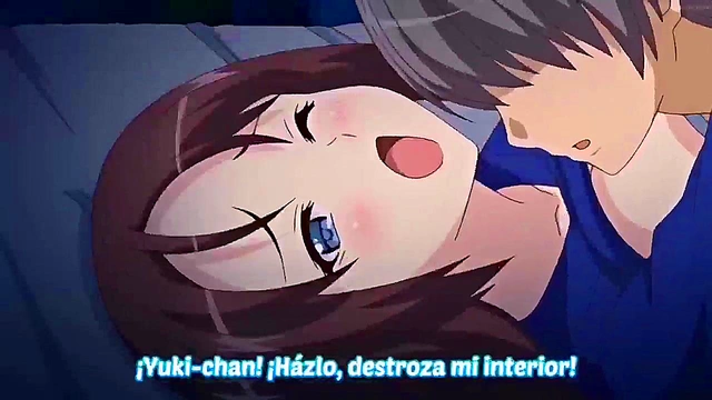 Hardcore Hentai Couple Engages In Intense Fucking With Big Cumshots