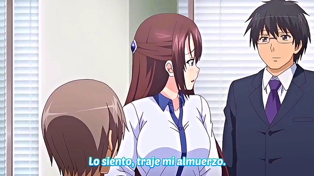 Hardcore Hentai Couple Engages In Intense Fucking With Big Cumshots