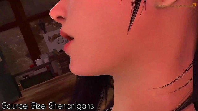 Giantess Futanari Babe With Big Boobs Rides Dick Hard For Ass Orgasm