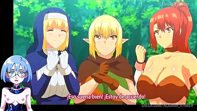 Busty Anime Girls Seduce You Into Ecchi Isekai Fantasy World