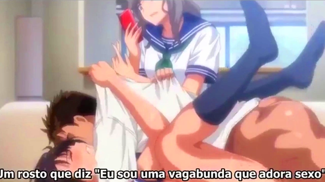 Sexy Big-Titted Anime Girls Enjoy Hardcore Threesome Fucking Action!