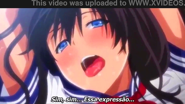 Sexy Big-Titted Anime Girls Enjoy Hardcore Threesome Fucking Action!