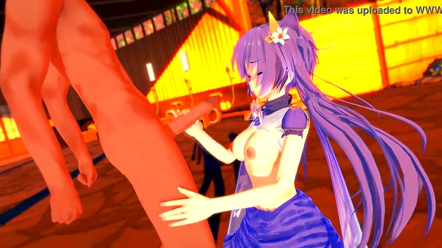 Hot Anime Teen Gets Handjob & Ass Humped For Gushing Cumshot Orgasm!