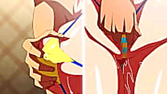 Big-Assed Anime Babe Rides Dick Hard for Orgasmic Finish