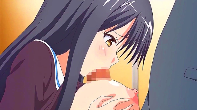 Big-Titted Anime Girls Give Hot Blowjob Compilation Cumsession