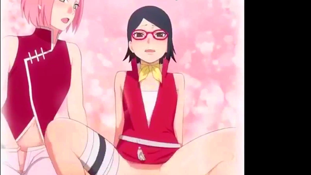 Teen Sarada Uchiha Gets Anal Sex While Giving Blowjob & Boquete