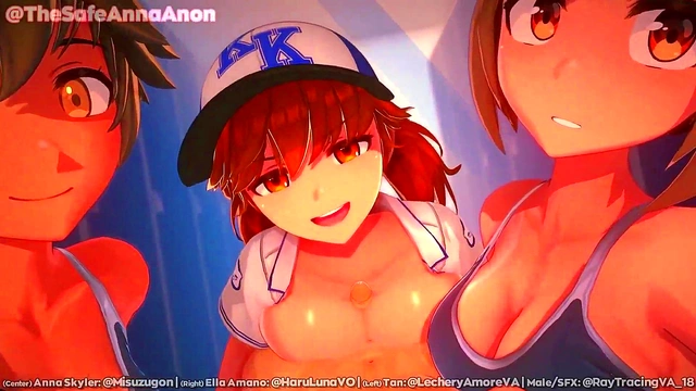 Huge Tits Anna Anon Gets Double Penetration in Cowgirl & Missionary for Hot Cumsession