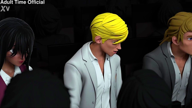 College Girls Get Double Penetration Anal Sex On Campus Stage