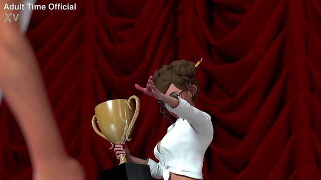 College Girls Get Double Penetration Anal Sex On Campus Stage