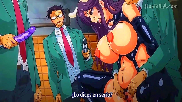 Seductive Anime Babe Gives Blowjob & Gets Fucked Hard For Creampie Finish