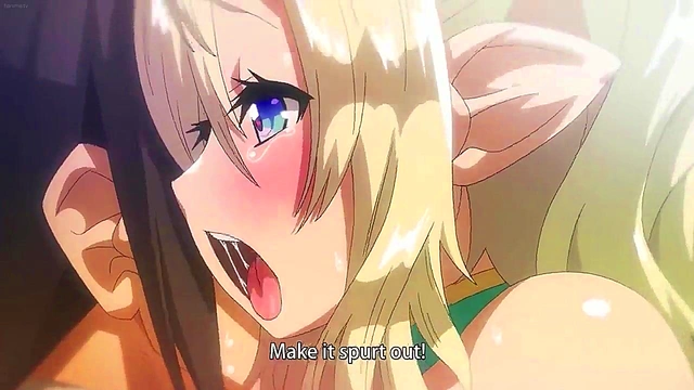 Big-Titted Anime Babe Gets Drenched With Creamy Semen Delightfully