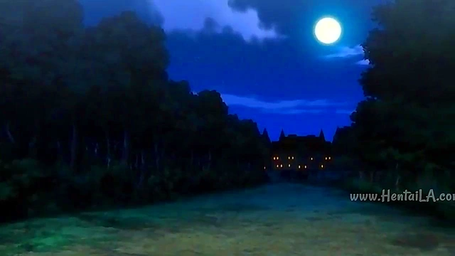 Horny Vampiric Lesbians Thrust Anal & BDSM Threesome in Anime Lust Fantasia