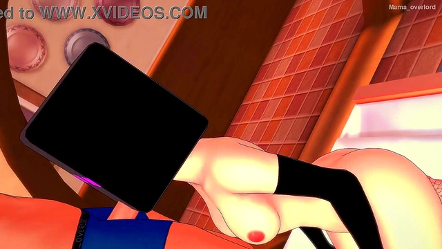 Endermask Wears Girlfriend Swimsuit for Unleashed Hentai Endersex Orgy