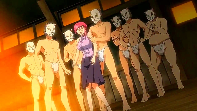 Big-Titted Anime Babe Gets Gangbanged Hard With Big Tits And Endless Cocks