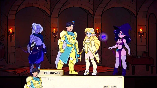 Witch & Princess Have Intense Sex Adventure In Naughty Anime Game