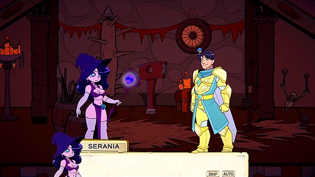 Witch & Princess Have Intense Sex Adventure In Naughty Anime Game