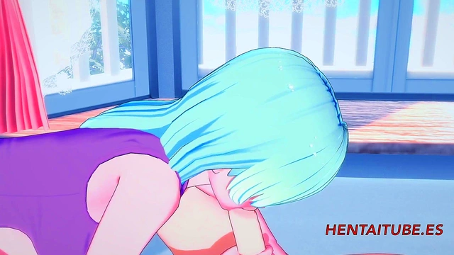 Eliza Cosplays Anime Babe Gives BlowJob & HandJob till Facial Cumshot Fantasy