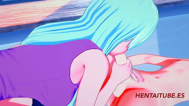 Eliza Cosplays Anime Babe Gives BlowJob & HandJob till Facial Cumshot Fantasy