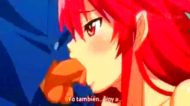 Succulent Vampire Anime Babe Engages in Naughty Anal Threesome Delight