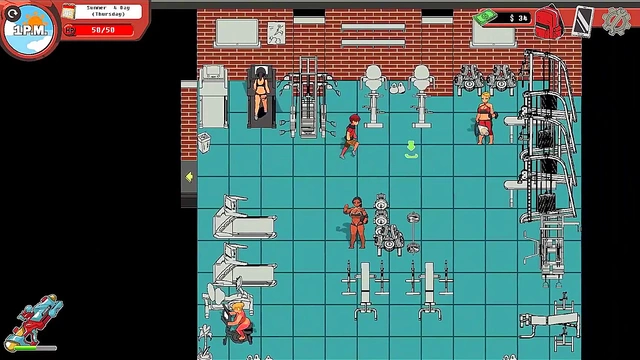 Busty S ky Anime Goddess Dominates At Gym With Handjob For Hot Cum Release