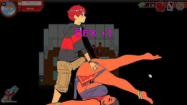 Busty S ky Anime Goddess Dominates At Gym With Handjob For Hot Cum Release