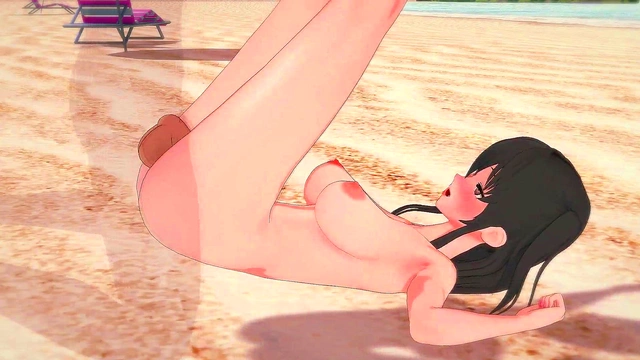 Nanami's Boobs Get Pounded On The Beach With Hardcore TitFuck And PussyFuck Orgasm