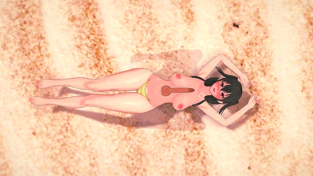 Nanami's Boobs Get Pounded On The Beach With Hardcore TitFuck And PussyFuck Orgasm