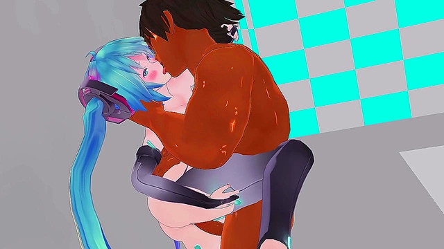 3D MMD Anime Babe Gets Hardcore Hentai Action With Giant Dick