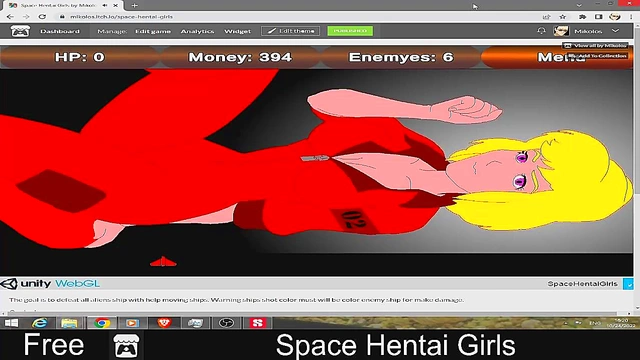 Sexy Space Anime Girls Engage in Hot Erotic Arcade Fun for Adults Tonight