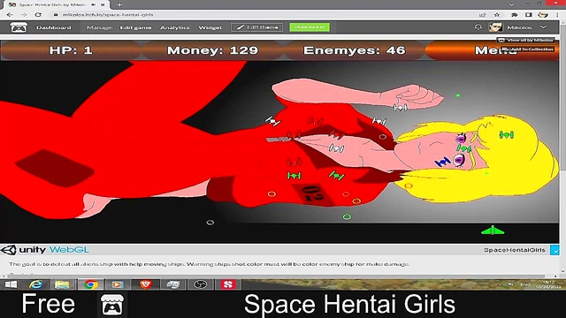 Sexy Space Anime Girls Engage in Hot Erotic Arcade Fun for Adults Tonight