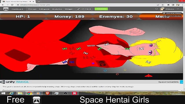 Sexy Space Anime Girls Engage in Hot Erotic Arcade Fun for Adults Tonight