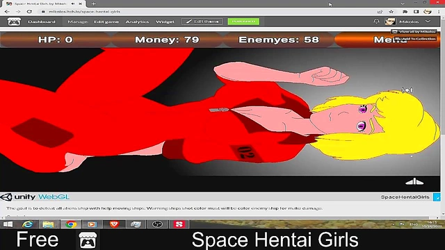Sexy Space Anime Girls Engage in Hot Erotic Arcade Fun for Adults Tonight